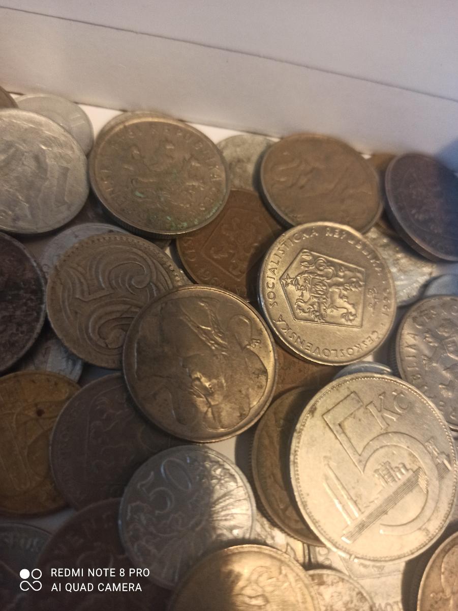 Konvolut mince Československa - Numizmatika