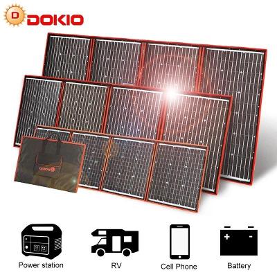 Solární nabíjecí skládací flexibilní panel - kufr o výkonu 80W