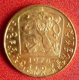 zlatý dukát Karel IV. 1978 originál etue 