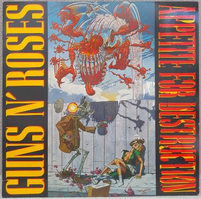 LP Guns N' Roses - Appetite For Destruction, 1987 EX