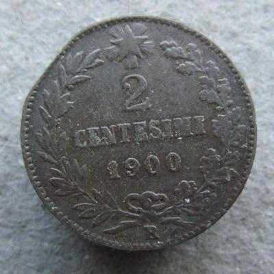 Itálie 2 centesimo 1900 S