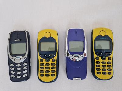Mix tlačítkových mobilů - 2 x Nokia 3310, 2 x Siemens M35