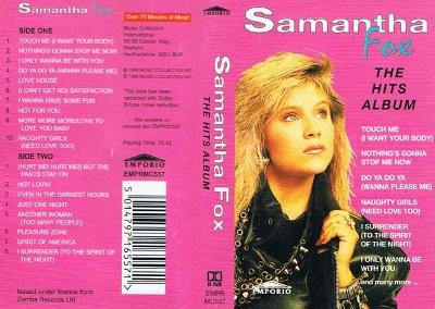 MC kazeta Samantha Fox – The Hits Album (1995)