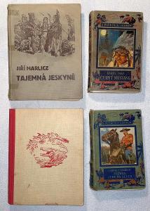4 knihy z roku 1933 až 1947 ilustroval Zdeněk Burian od 1,-