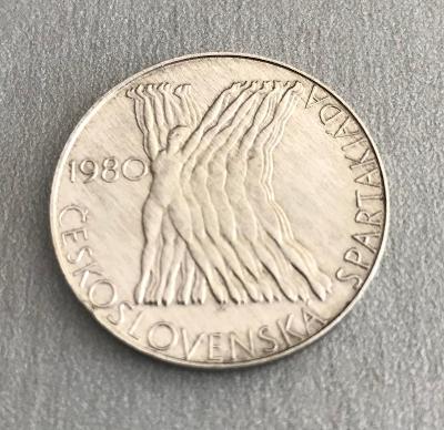 Stříbrná PAMĚTNÍ MINCE ČESKOSLOVENSKÁ SPARTAKIÁDA - 1980