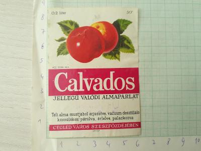 Calvados 0,2 l (Cegléd, Maďarsko) - etiketa