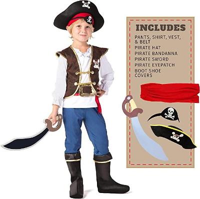 Dětský karnevalový kostým - Pirát - Věk 8-10 let