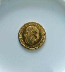 Zlatý dukát FJI 1901, velmi pěkný