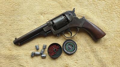 Historický revolver Starr cal.44 perkusní 1858 Hezký pův.stav