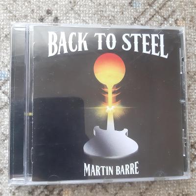 CD MARTIN BARRE - BACK TO STEEL (2015) JETHRO TULL 