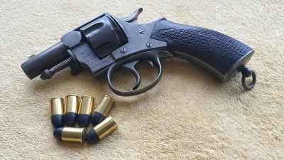 Historický revolver Webley&Son cal.450CFDA 1883 Nádherný původní stav