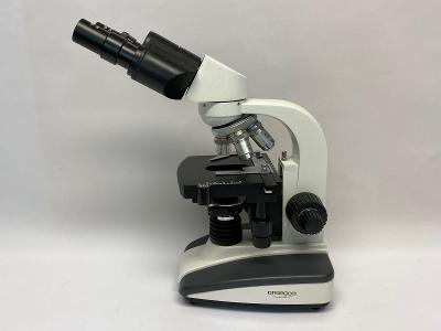 Mikroskop Omegon binokulár svetelný - kompletný, plne funkčný