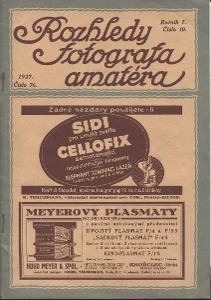 Rozhledy fotografa amatéra, ročník 7., číslo 10/1927
