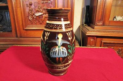 Váza, pozdišovská keramika z 2. pol.20. stol /13424/ 29 cm
