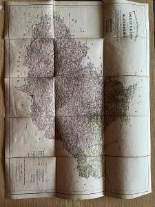Príručná a cestovná mapa markrabstva Moravského vojvodstva Sliezskeho