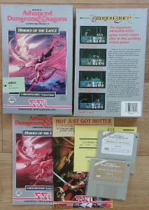 Heroes of the Lance Amiga Silver Box US vydání