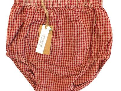 NOVÉ! Kostičkaté kalhotky NEWBIE z organické bavlnky, vel.86