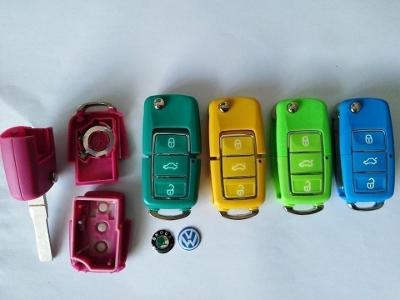 Vystreľovací autokľúč : VW, Škoda farebný