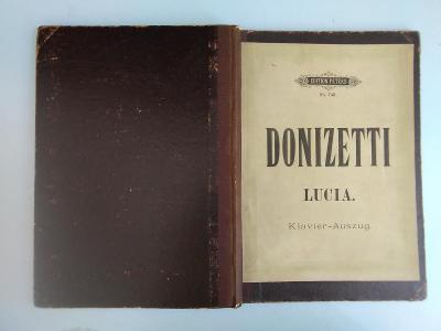 Kniha německá Lucia, Donizetti, 27,5x20cm (0403)