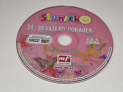 34. DEVATERO POHÁDEK / ŠKRÁBKY NA CD - BEZ OBALU - BEZ ZÁRUKY