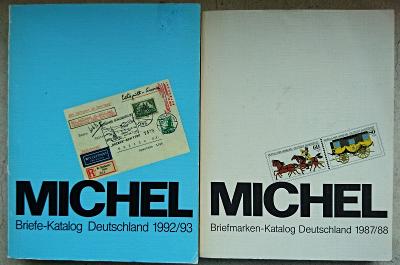 Katalogy Michel Deutschland_Briefe 1992-93 a Briefmarken 1987-88