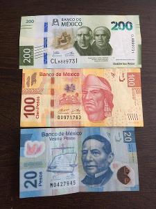 Mexické pesos