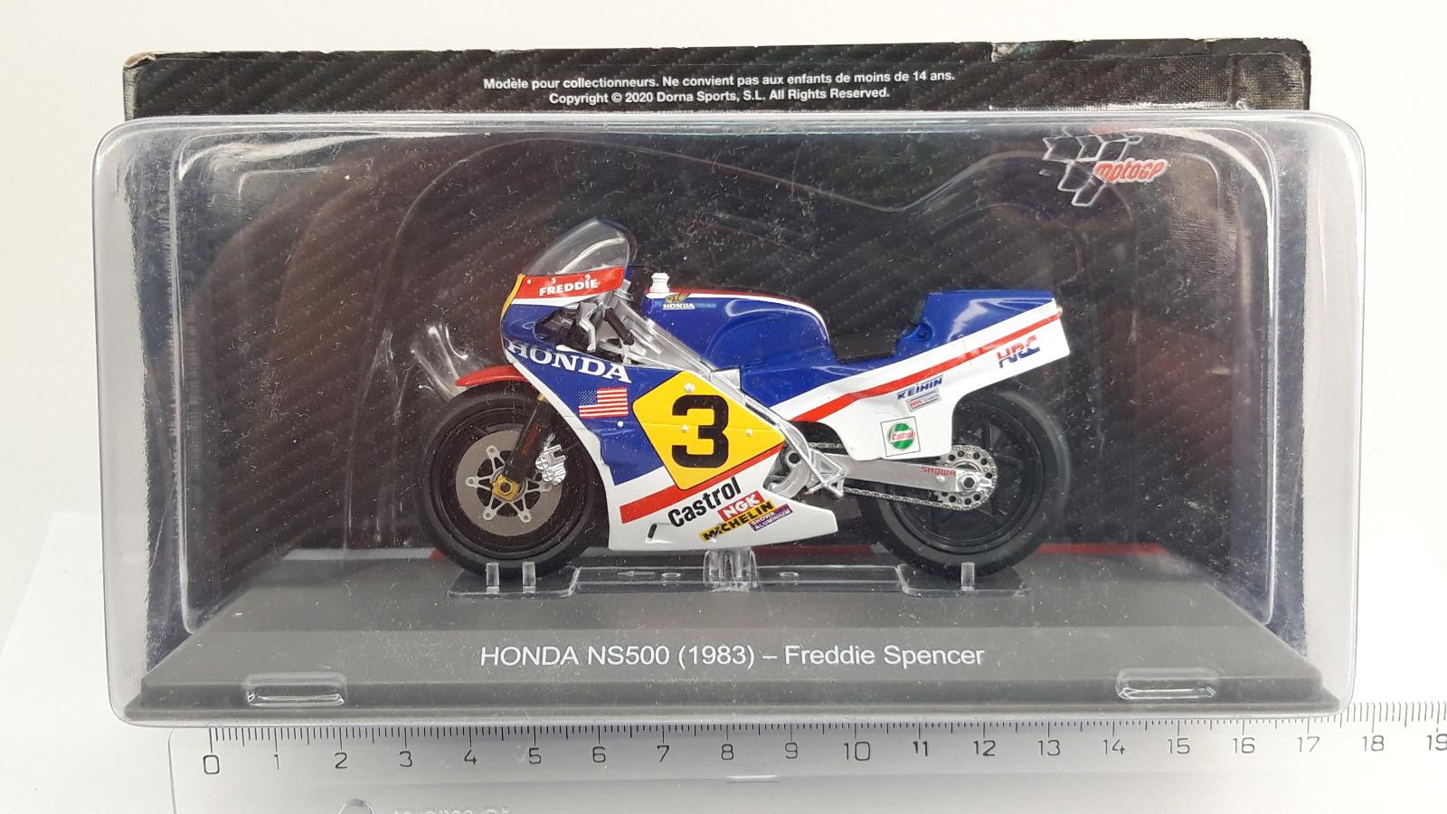 Honda NS500 (1983) Freddie Spencer - Altaya 1/18 (M12-m2) - Modelárstvo