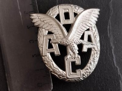 Odznak německého autoklubu ve stříbře ADAC 30.léta