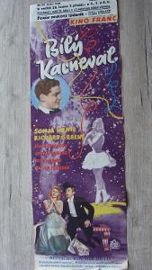 Kino plakát Bílý Karneval 1940 - hudební veselohra (A68) 
