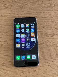 iPhone 6S 64GB - funkčný s prasknutým displayom a slabou baterkou