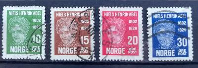 Norsko 1929 Mi.150-153 kompletní série