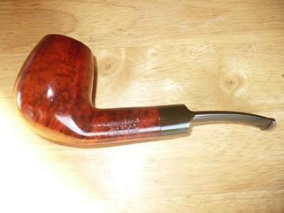 Dýmka "HENDRICS Old Briar Oldenkott" - málo kouřená, délka cca145 mm
