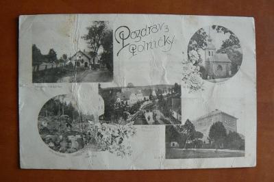 POLNIČKA okénková okr. Žďár nad Sázavou Vysočina MF R-U 1916 T16 sleva