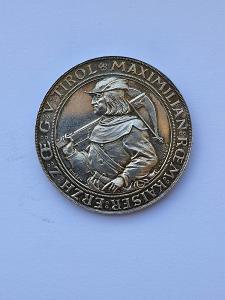 Stříbrná mince Dvouzlatník střelecký závodů Innsbruck 1885