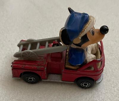 Autíčko MATCHBOX DISNEY SERIES No1 z roku 1979 - Mickey Mouse hasičem!