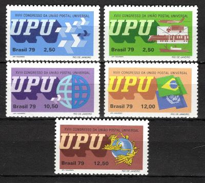 Brazílie 1979 Kongres UPU Mi# 1723-27 0828