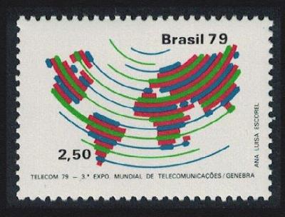 Brazílie 1979 Mapa světa Mi# 1737 0830