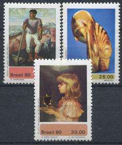 Brazílie 1980 Muzejní exponáty Mi# Mi# 1765-67 Kat 7.50€ 0831