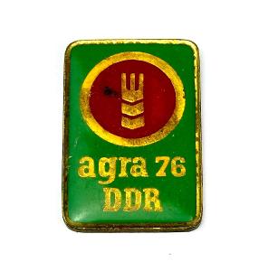 Odznak Agra 76 DDR zemědělská výstava 1976
