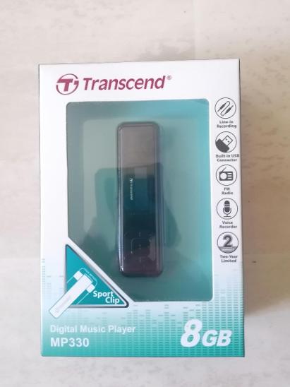 MP3 prehrávač Transcend MP330 8GB - TV, audio, video
