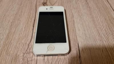 Apple Iphone 4, na náhradní díly, bílý