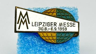 Odznak DDR Leipziger Messe Lipský veletrh 30.8.-6.9. 1959