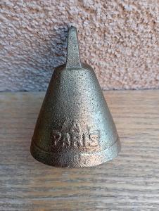 Starý mosazný zvoneček PARIS 8 