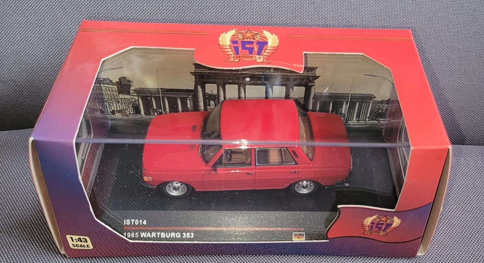 Wartburg 353 NDR 1985 1:43 IST Červený Red - Modely automobilov