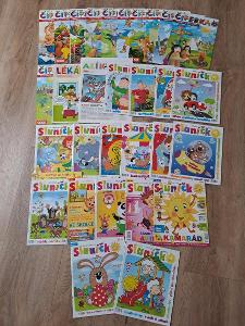 Set dětských časopisů Sluníčko 17ks + Čiperka 11ks