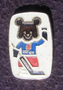pamětní odznak MS v hokeji, Moskva 1986 