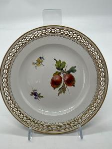 Míšeň, Meissen porcelánový okrasný talíř   