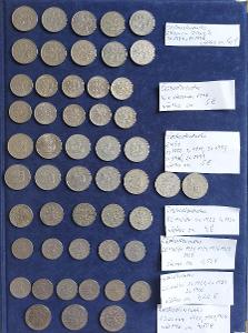 Konvolut Československých mincí
