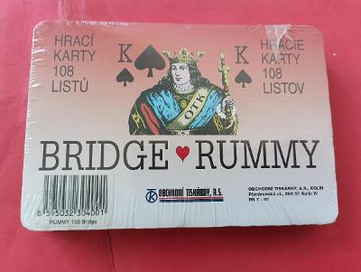 Karty Bridge Rummy / zabalené 