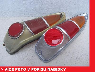Škoda 1000 MB 1203 - 2x sklo zadního světla PAL ČSSR !!!